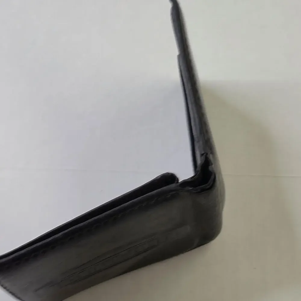 Harley-Davidson Wallet Mens One Size Black Leather Bifold American Legend